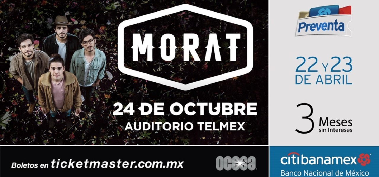 Llega Morat con sus Balas Perdidas a Guadalajara