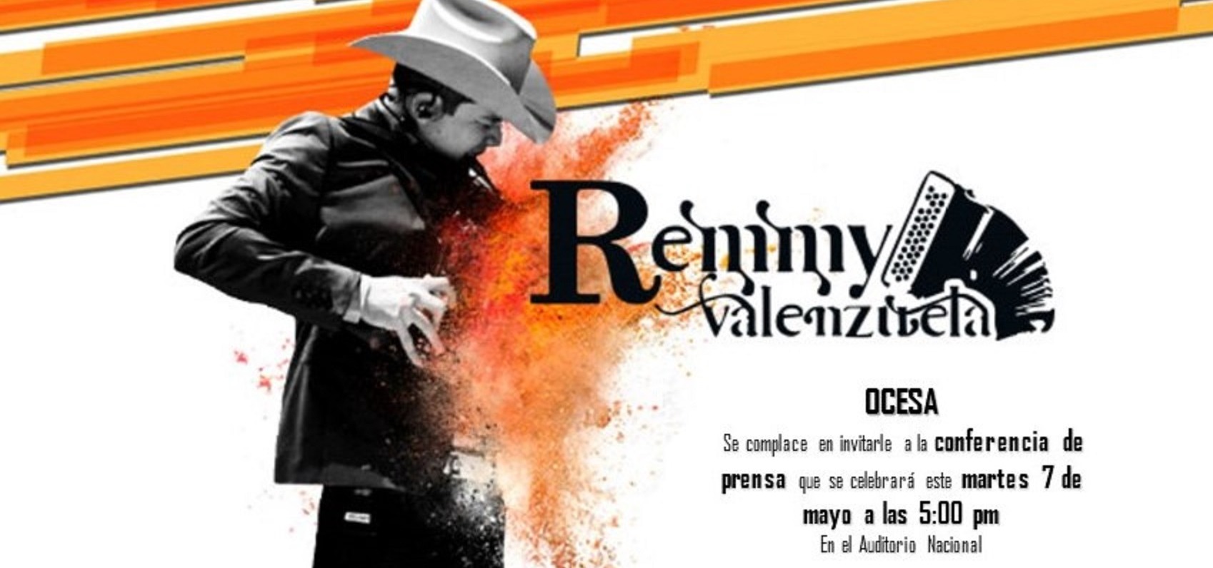 INVITACIÓN, CONFERENCIA DE PRENSA CON REMMY VALENZUELA