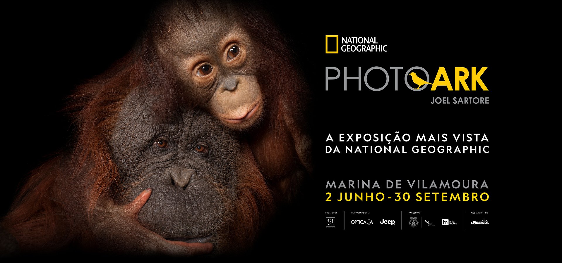 ‘PHOTO ARK’, A EXPOSIÇÃO MAIS VISTA DA NATIONAL GEOGRAPHIC CHEGA A VILAMOURA