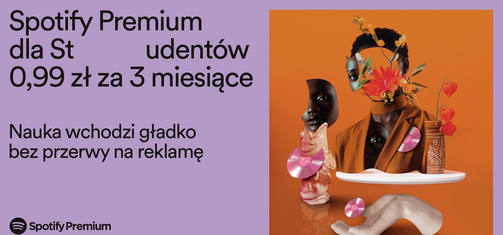 Wielkoformatowe ilustracje Barrakuz dla Spotify w polskich miastach