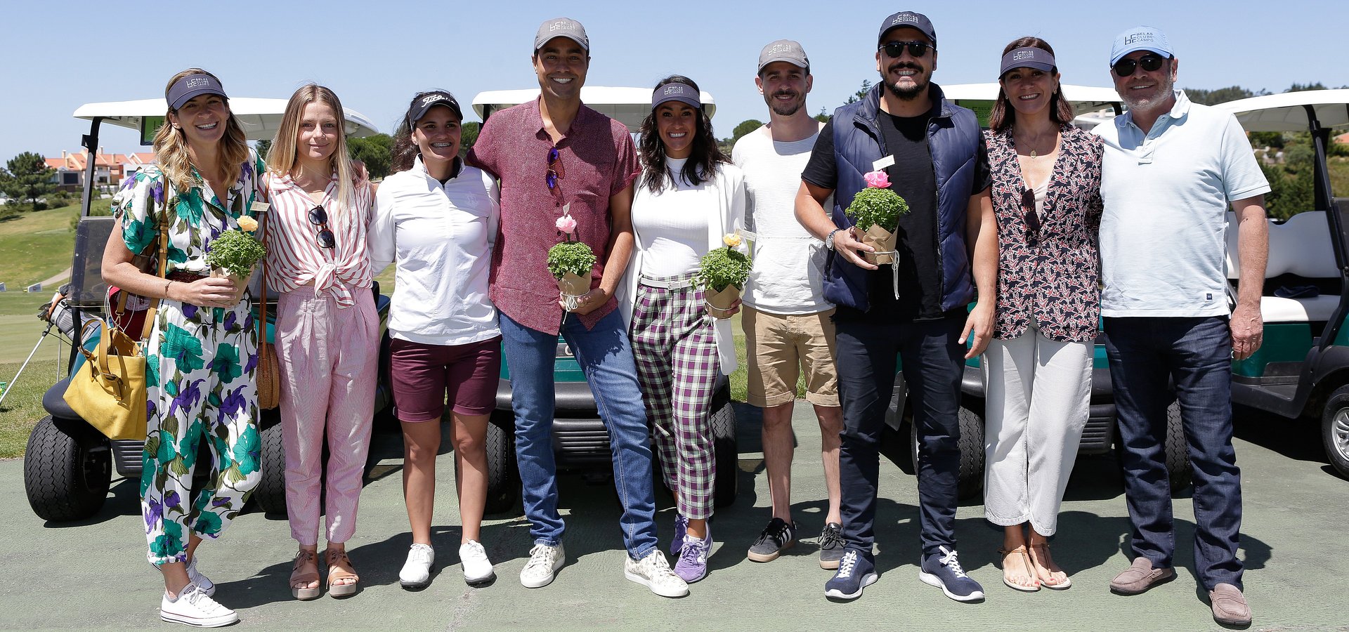 Clínica de Golfe no Belas Clube de Campo junta Ricardo Pereira e grupo de atores luso-brasileiro