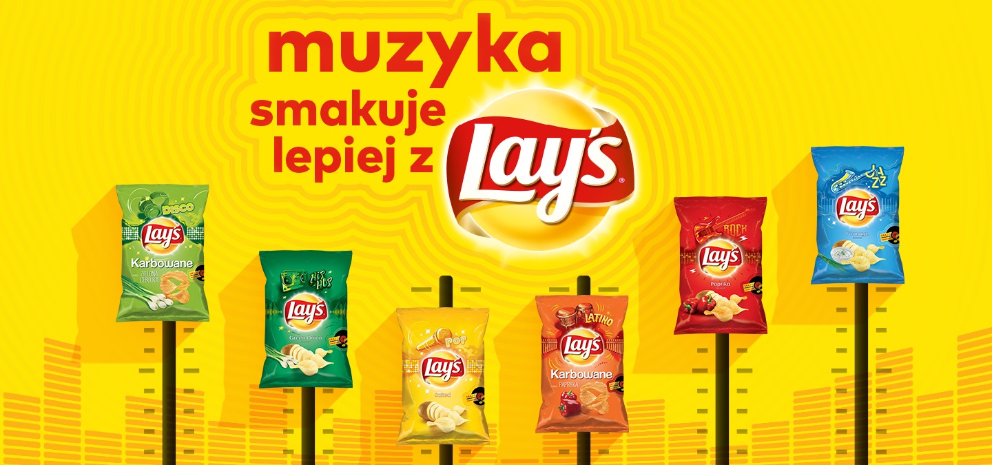 Muzyka Smakuje Lepiej z Lay’s - zabierz paczkę na festiwal! Pierwsza muzyczna kampania marki Lay’s