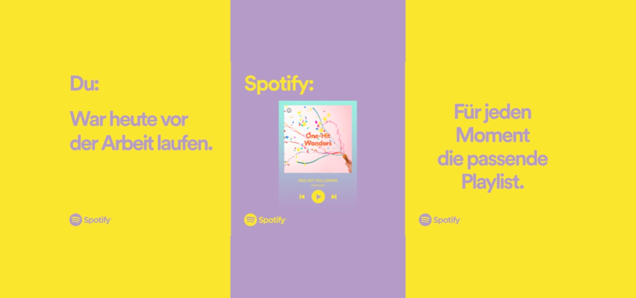 Markenkampagne: Playlists und Podcasts für jeden Moment