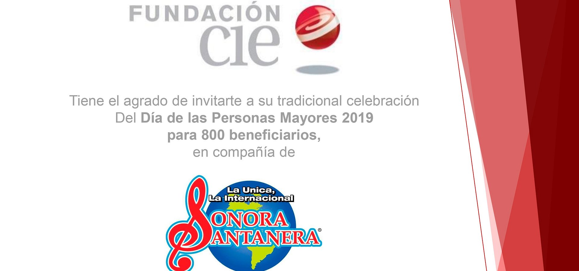 INVITACIÓN DÍA DE LAS PERSONAS MAYORES