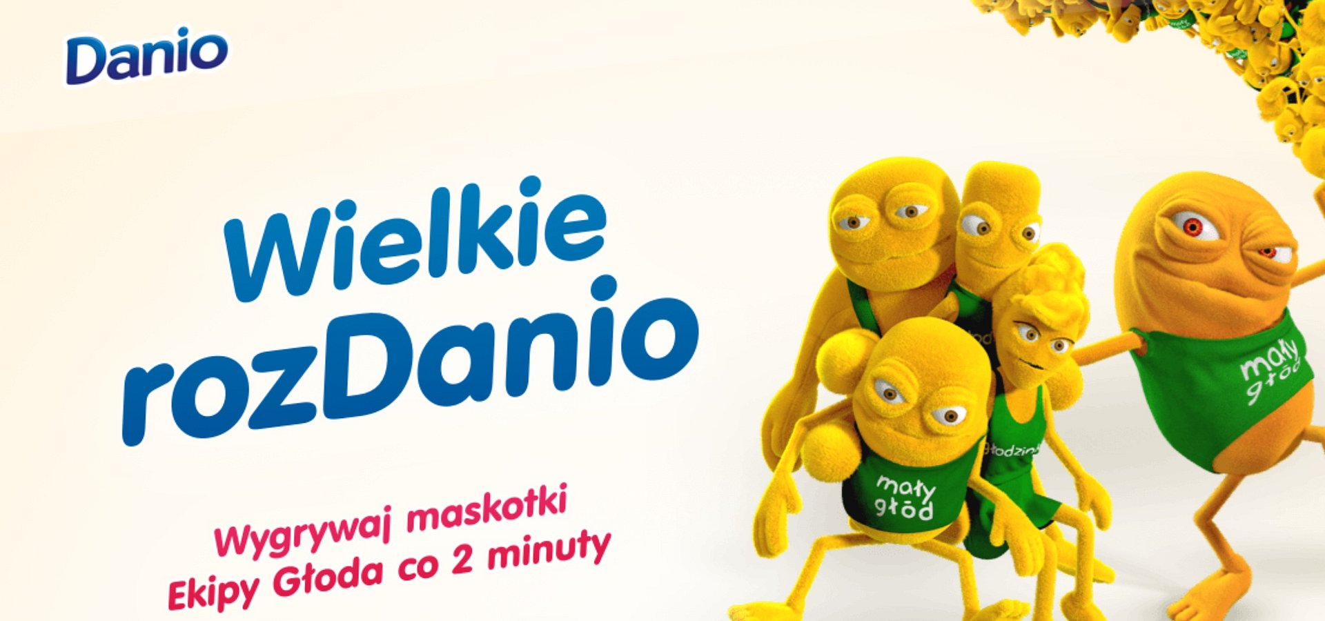 Maskotki Małego Głoda i jego Ekipy do zdobycia w Wielkim rozDanio!