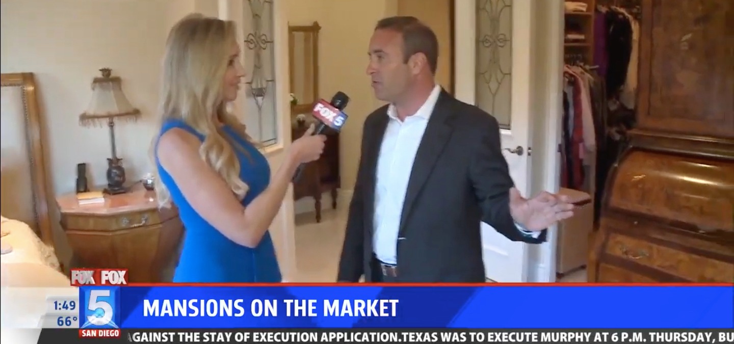 Fox 5 News Mansions on the Market Highlights 1678 Marisma Way in La Jolla, Calif.