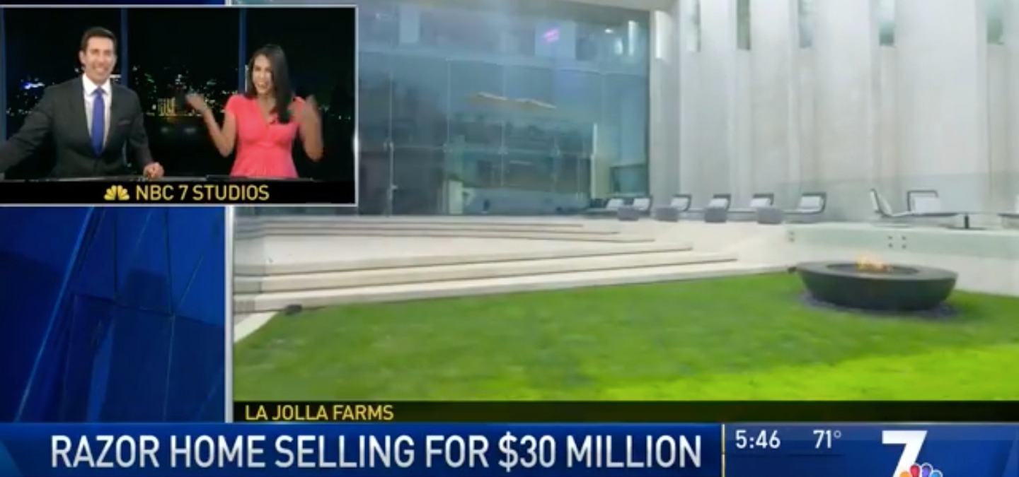 NBC 7 News Showcases Razor House