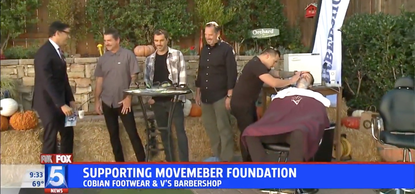 Fox 5 Features Cobian's Partnership with the Movember Foundation