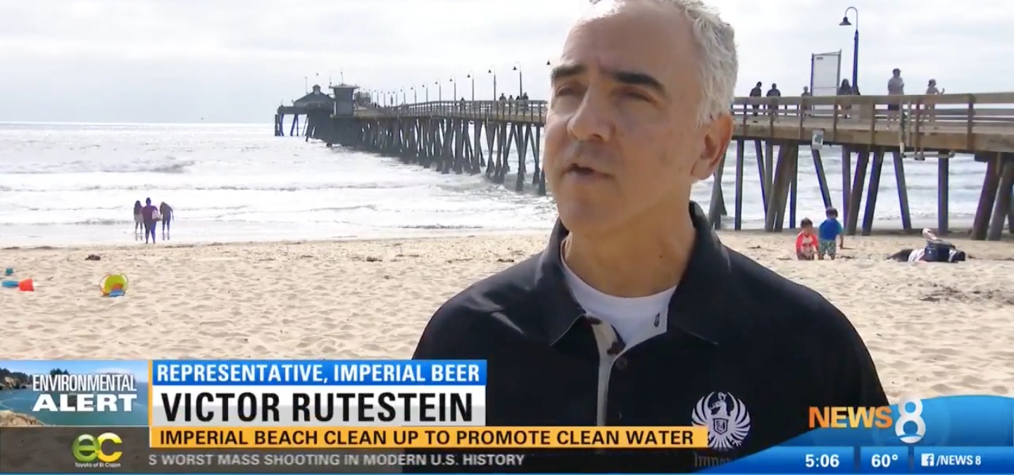 CBS 8 Highlights Imperial Beach Clean Up Event