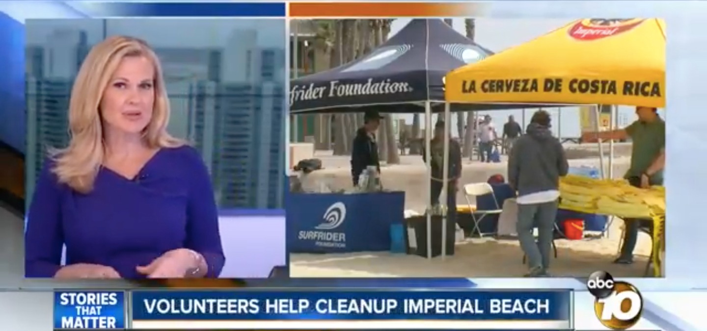 ABC 10 Spotlights Imperial Beach Clean Up Event