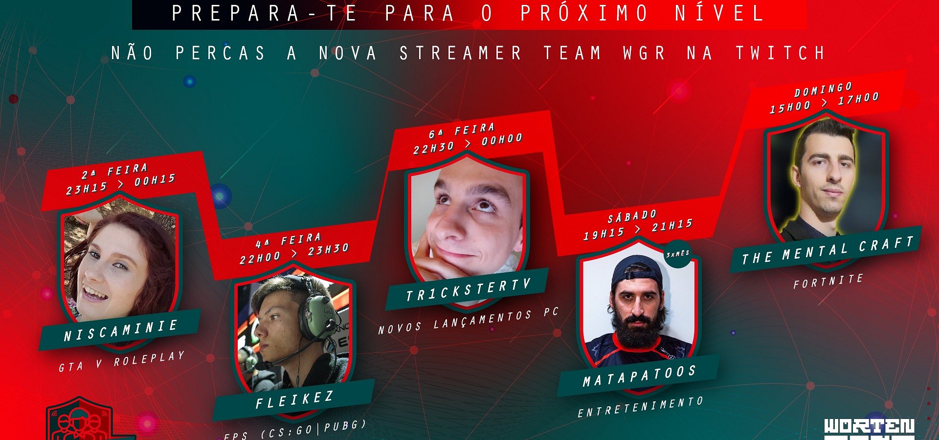 WORTEN ESTREIA GRELHA DE CONTEÚDOS SOBRE GAMING NA TWITCH