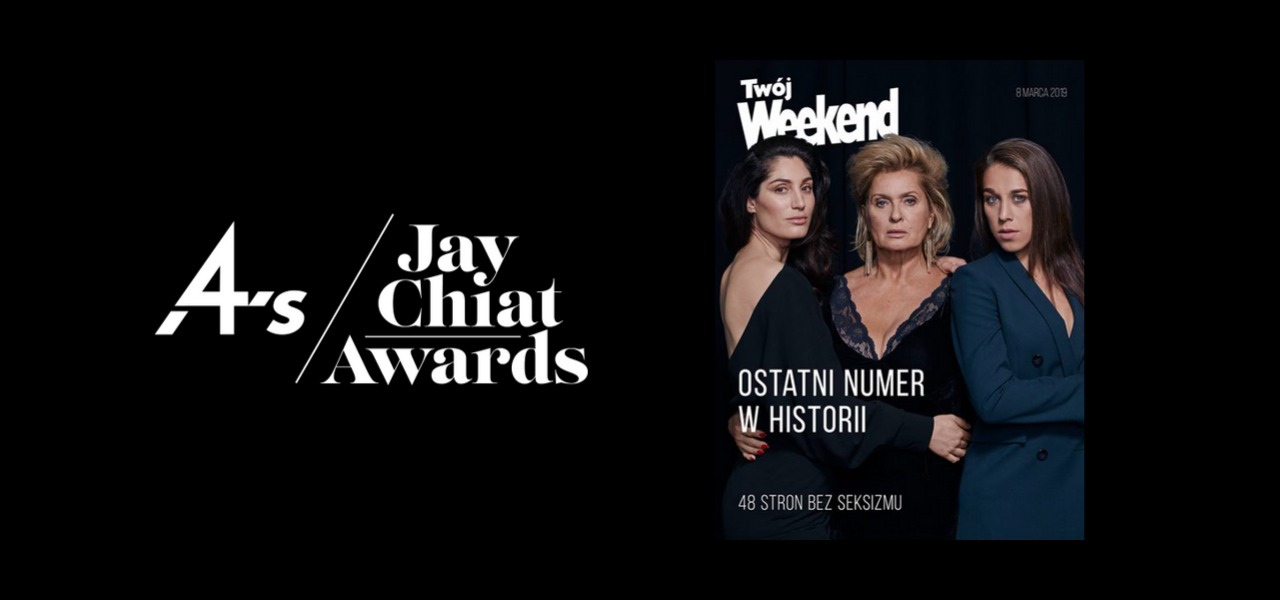 "Ostatni Twój Weekend" na shortliście Jay Chiat Awards 2019
