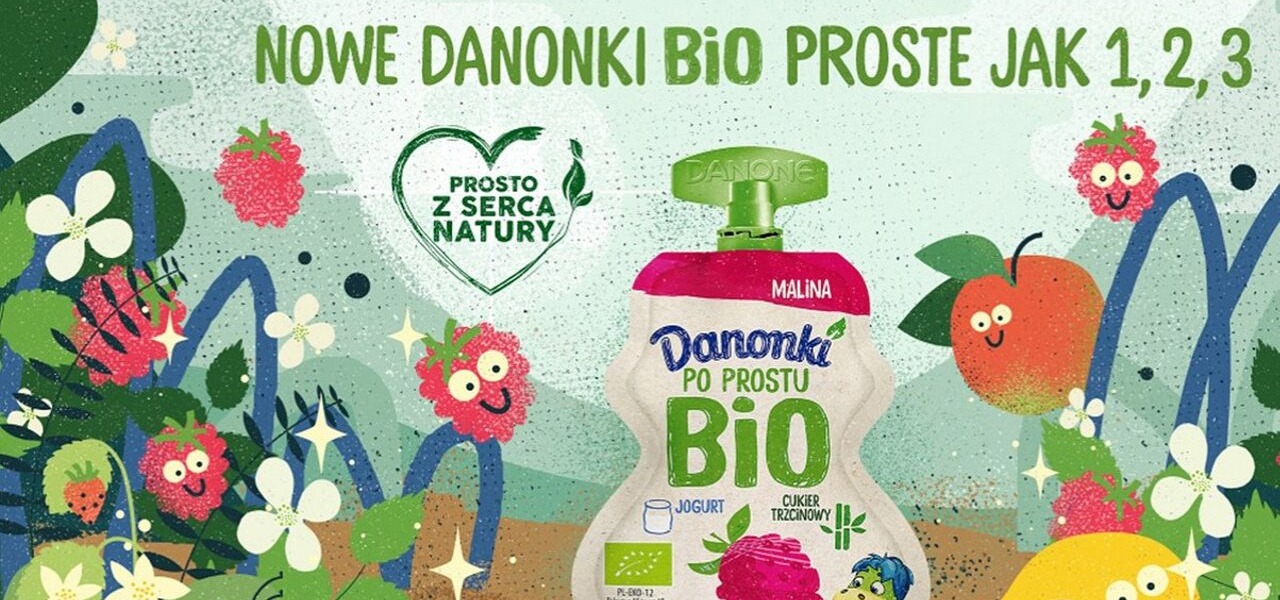 Po prostu BIO. Najnowsze Danonki BIO o smakach maliny i gruszki