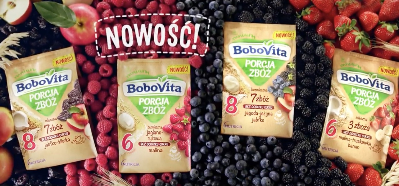 To, co dobre dla maluszka: kaszki BoboVita PORCJA ZBÓŻ w kolejnej odsłonie kampanii marki