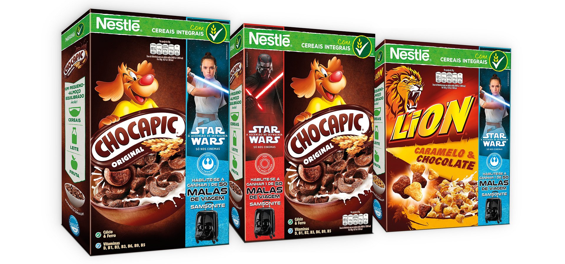 Cereais Nestlé lançam promoção de outra galáxia