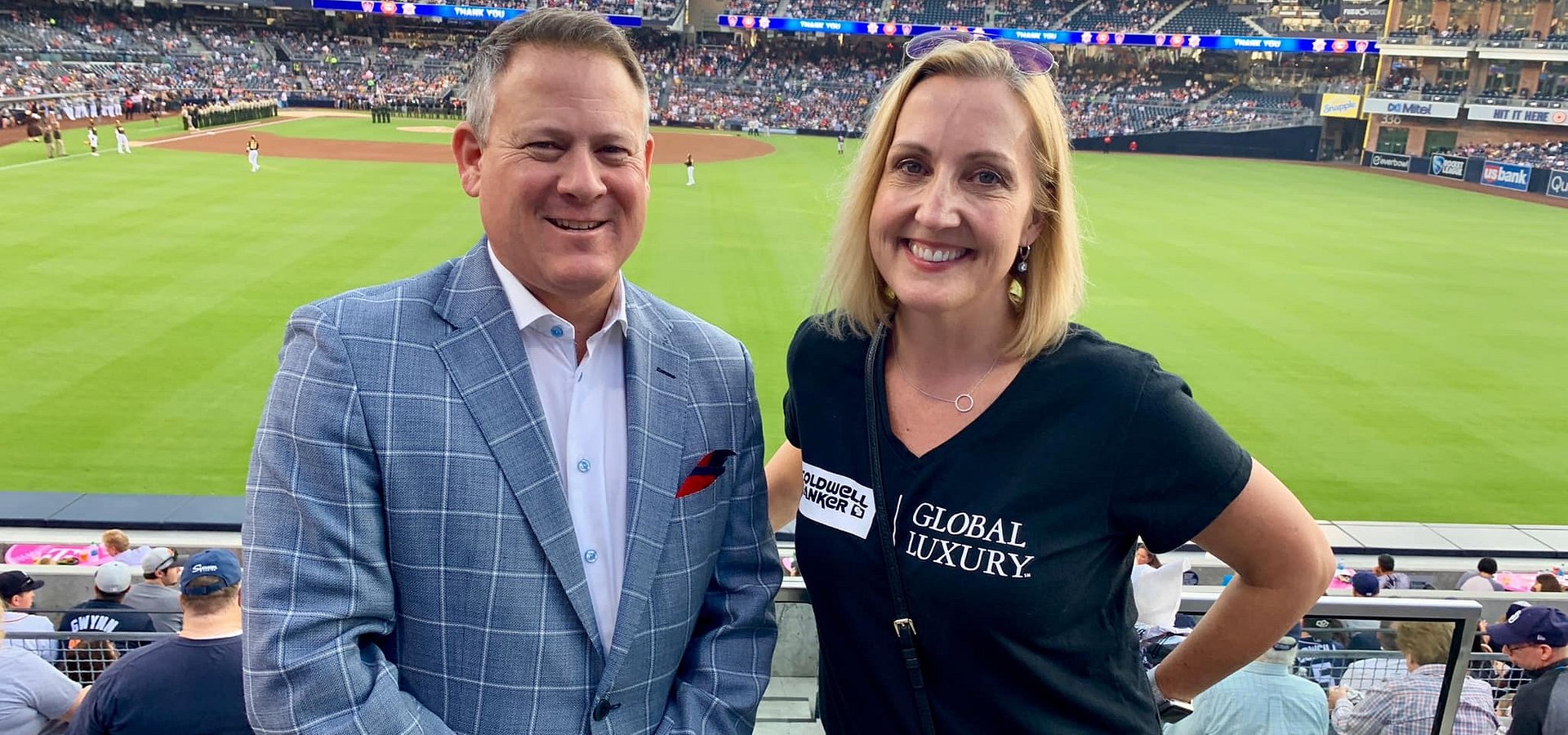 Coldwell Banker Residential Brokerage Hosts Clients for Life Baseball Event