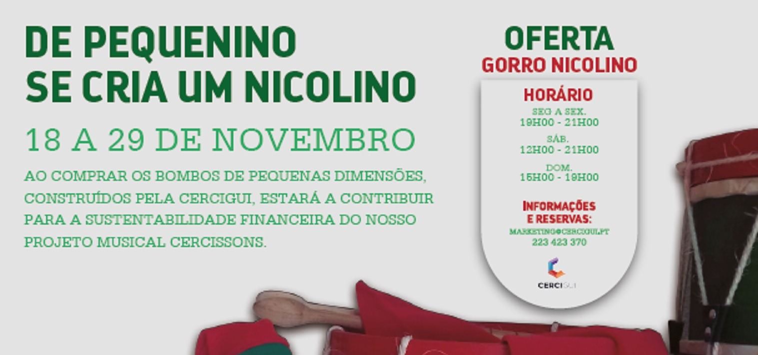 GuimarãeShopping promove venda solidária de nicolinos