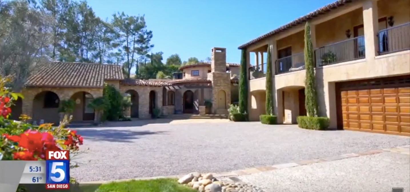 Fox 5 News Mansions on the Market Highlights 5570 San Elijo in Rancho Santa Fe