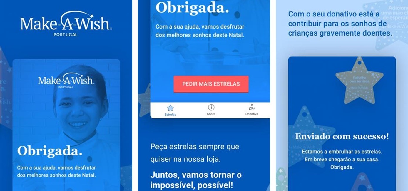 Nova APP coloca Make-A-Wish à distância de um clique
