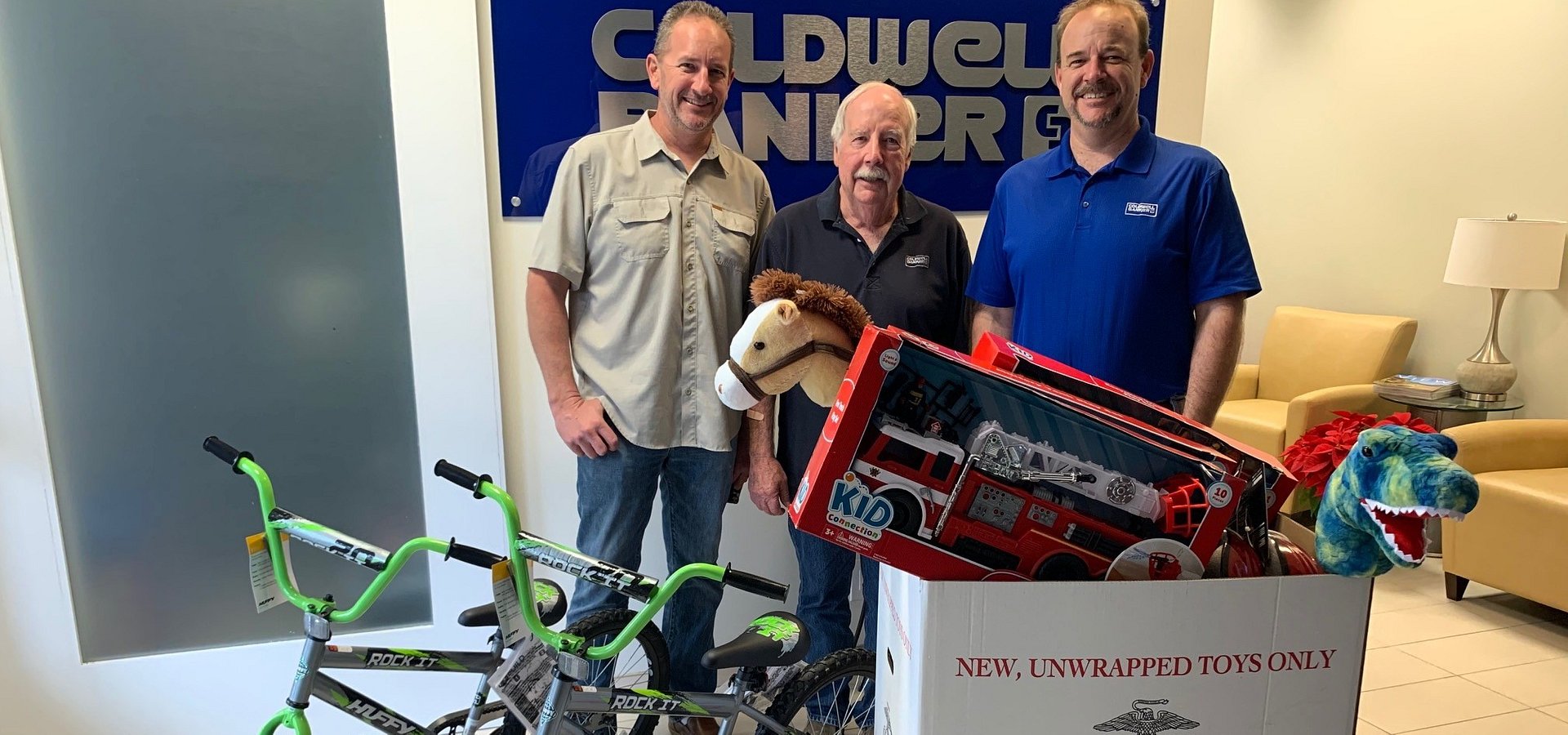 The Rancho Bernardo Office of Coldwell Banker Residential Brokerage Collected More Than 200 Toys for Toys for Tots