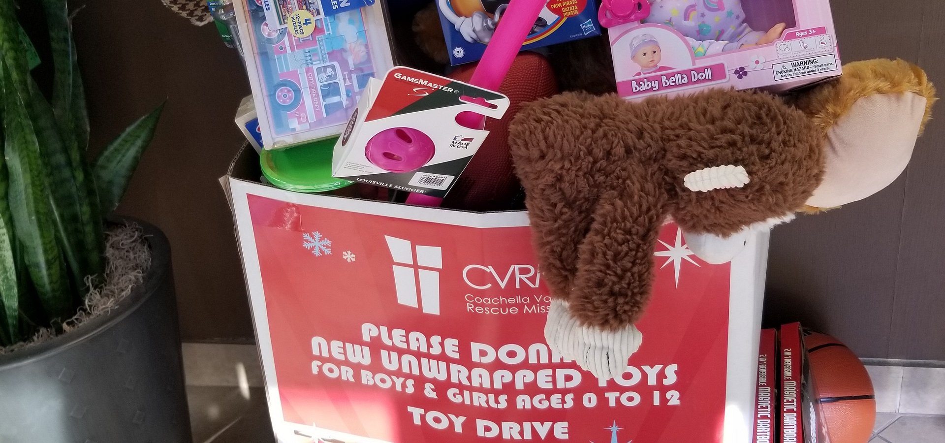 The Indian Wells & Palm Desert Offices of Coldwell Banker Residential Brokerage Collected Toys for Coachella Valley Rescue Mission