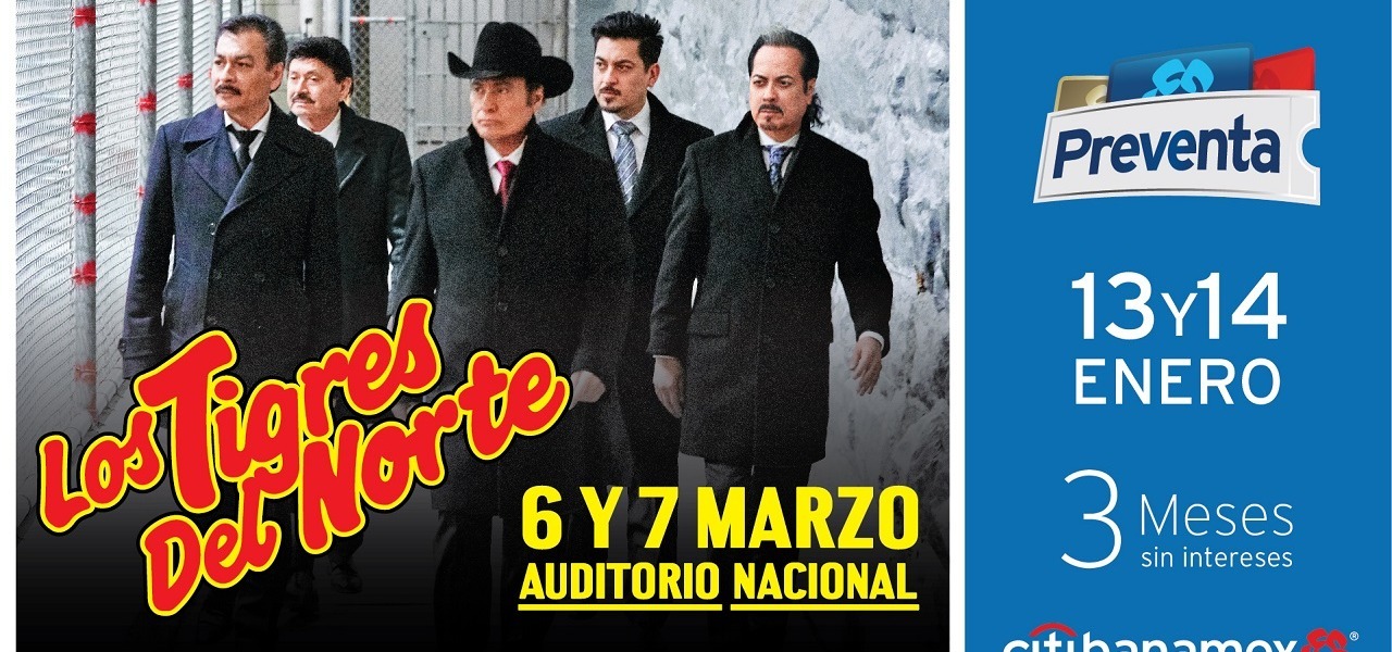 Los Tigres del Norte rugirán en el Auditorio Nacional