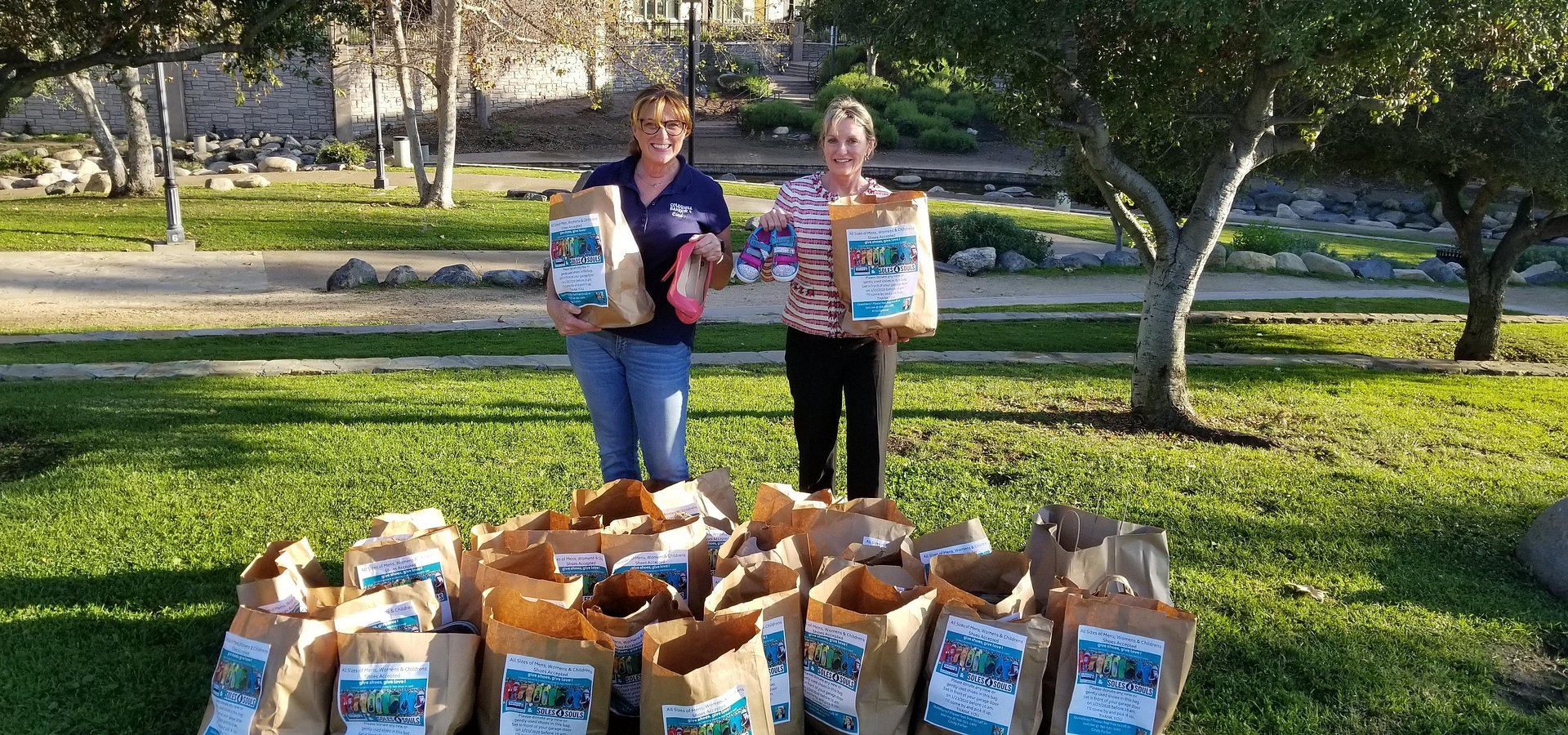 Coldwell Banker’s Cindy Farfan & Anita Spencer Collected 115 Pairs of Shoes for Soles4Souls