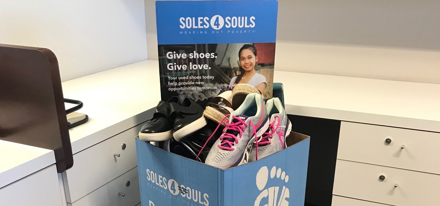 The Manhattan Beach Office of Coldwell Banker Realty Collects More Than 100 Pairs of Shoes for Soles4Souls