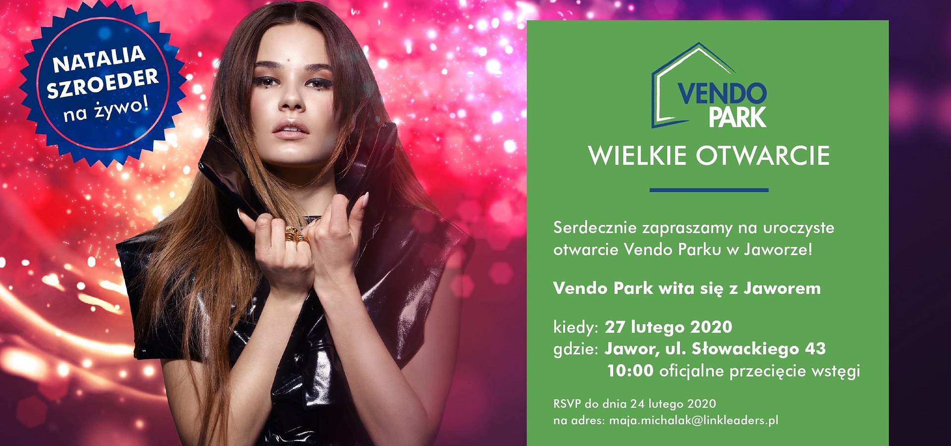 Zapraszamy na uroczyste otwarcie Vendo Parku w Jaworze!