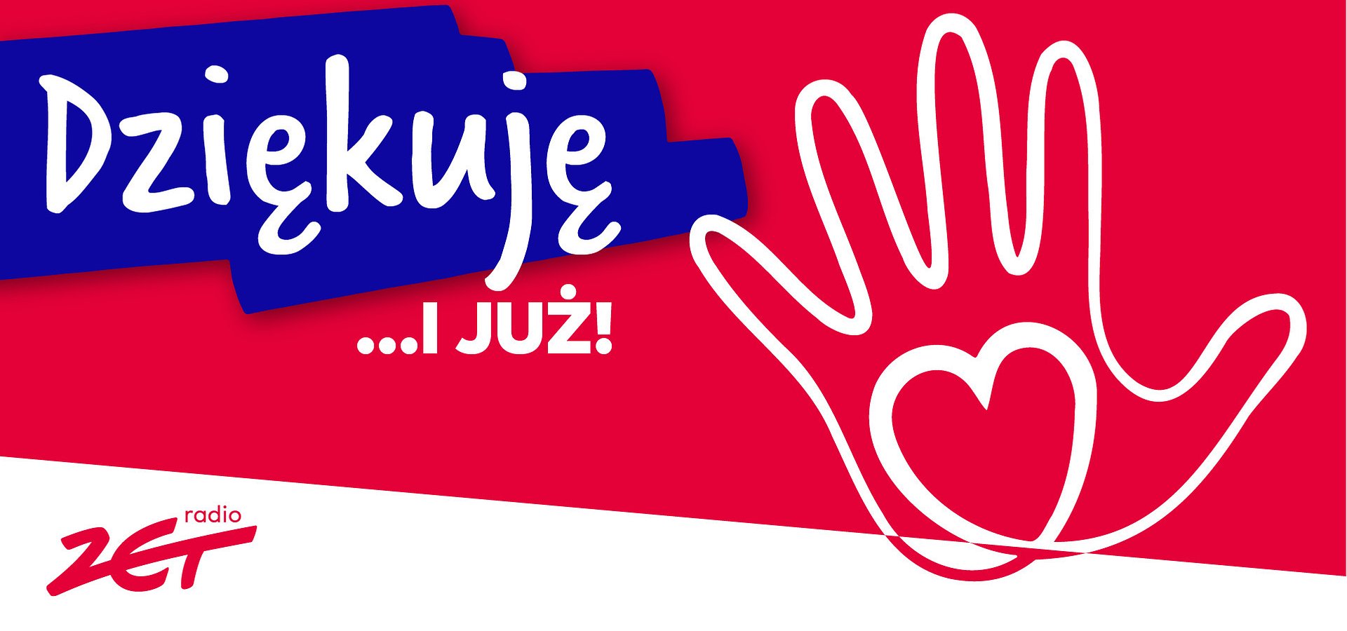 Akcja #DZIĘKUJĘijuż i zbiórka na szpitale w Radiu ZET