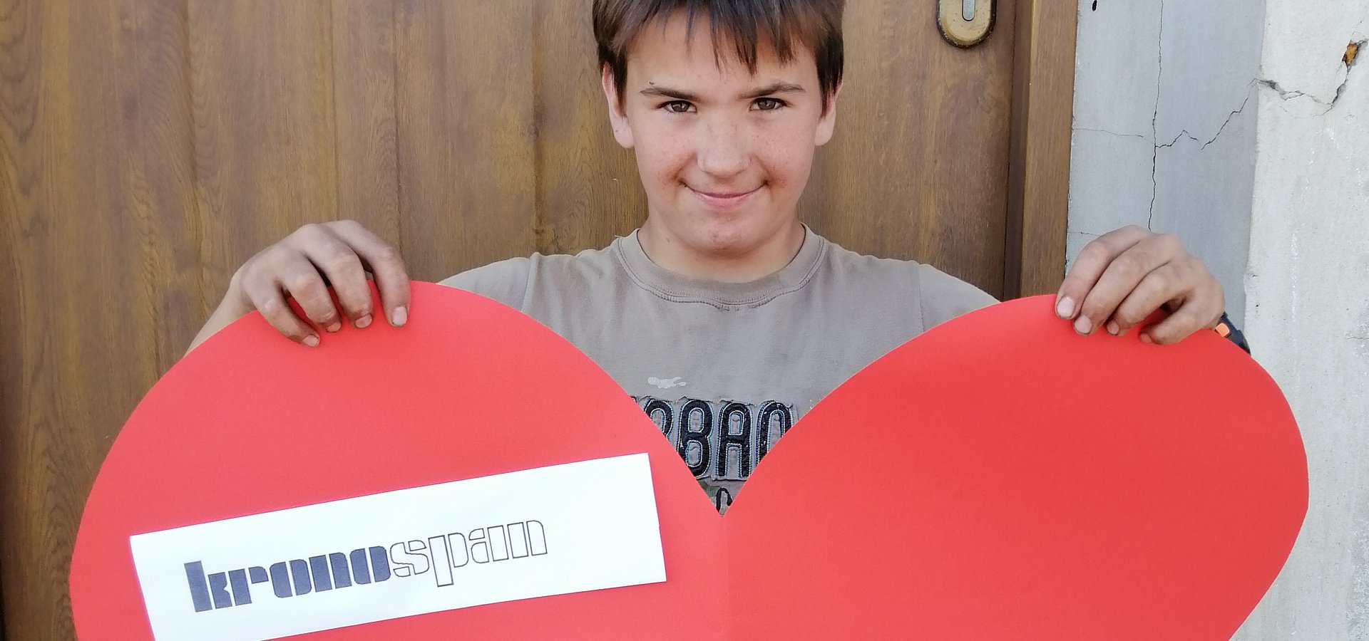 Bartek dostał laptopa. Kronospan wielkie serce