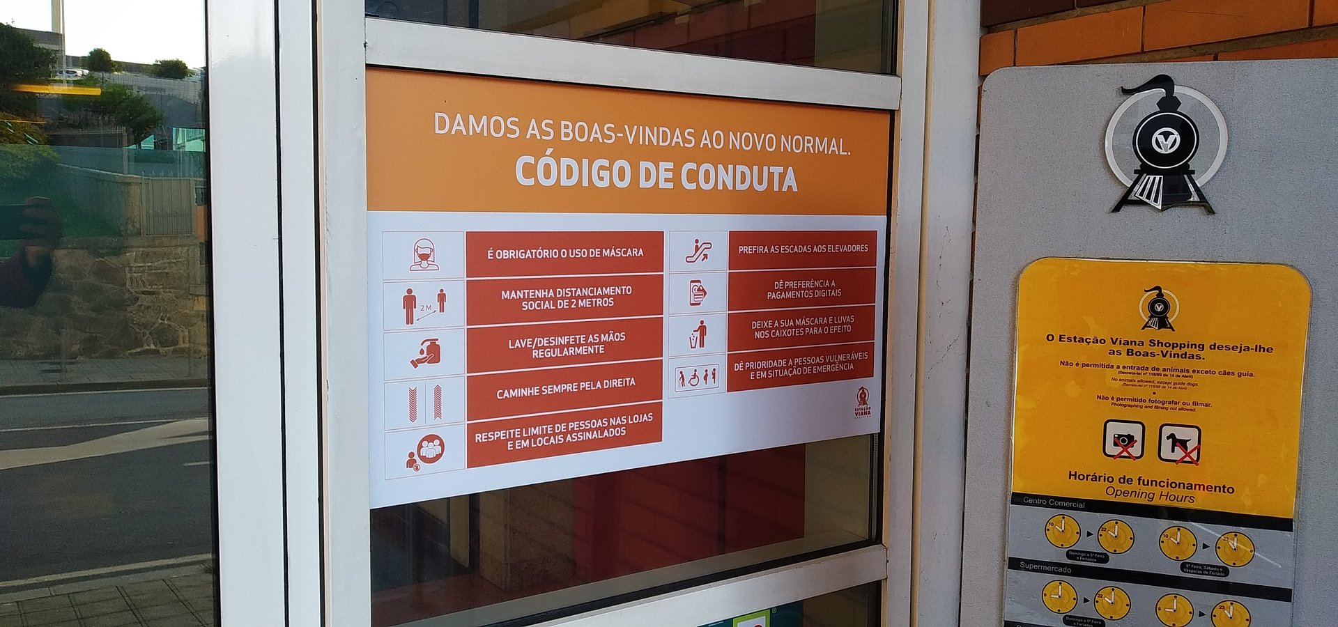 Estação Viana Shopping implementou medidas adicionais para garantir segurança de visitantes, lojistas, prestadores de serviços e colaboradores