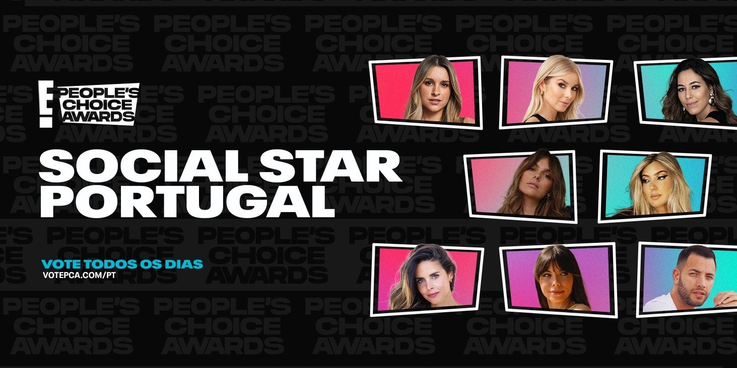 Quem será a SOCIAL STAR PORTUGAL 2021 na edição deste ano dos People’s Choice Awards?