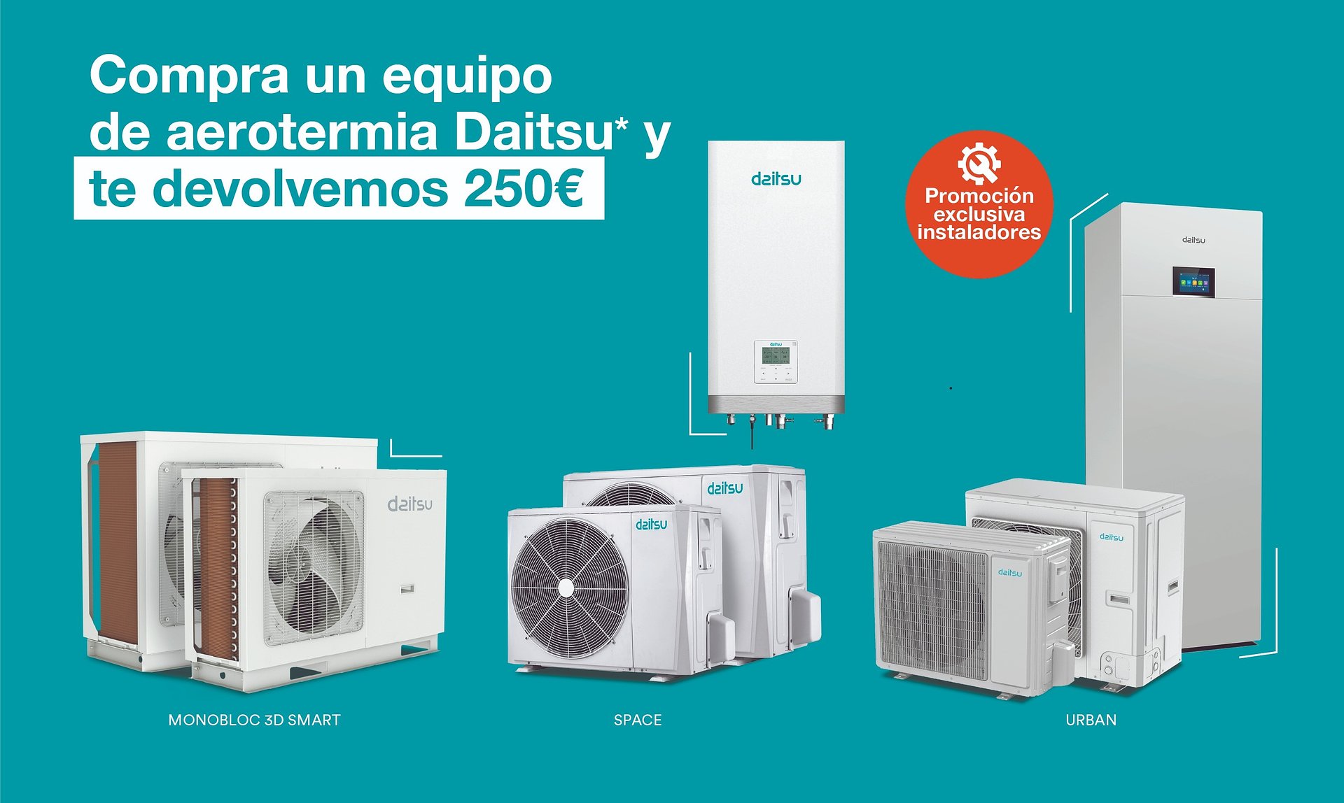Eurofred lanza una nueva promoción que incentiva las soluciones sostenibles de aerotermia de Daitsu con una bonificación de 250€
