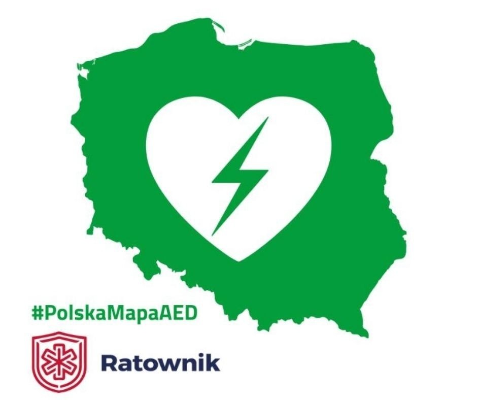 Powstaje #PolskaMapaAED w Aplikacji Ratownik