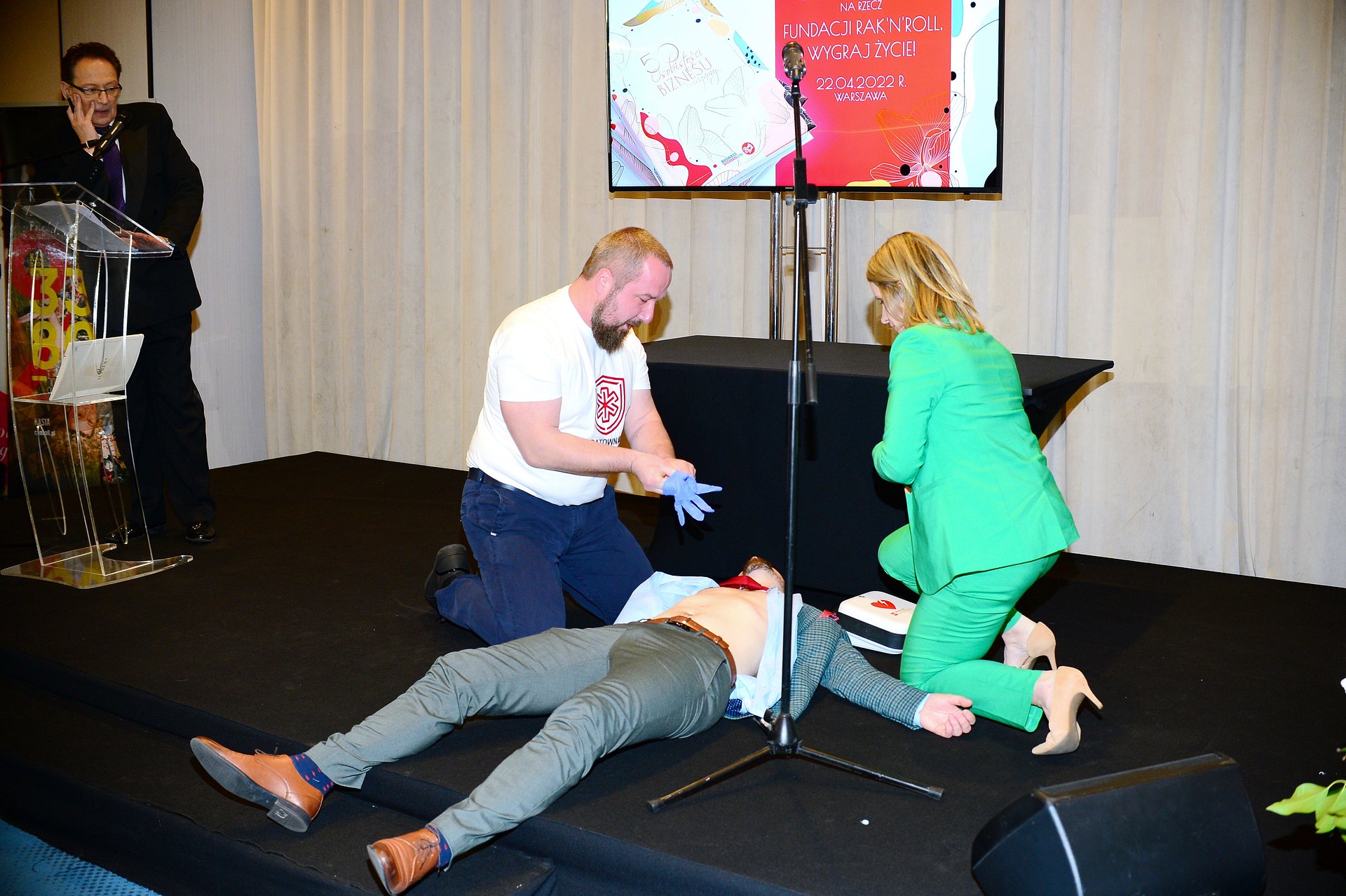 Zawał uczestnika Wielkiej Gali w Warszawie!