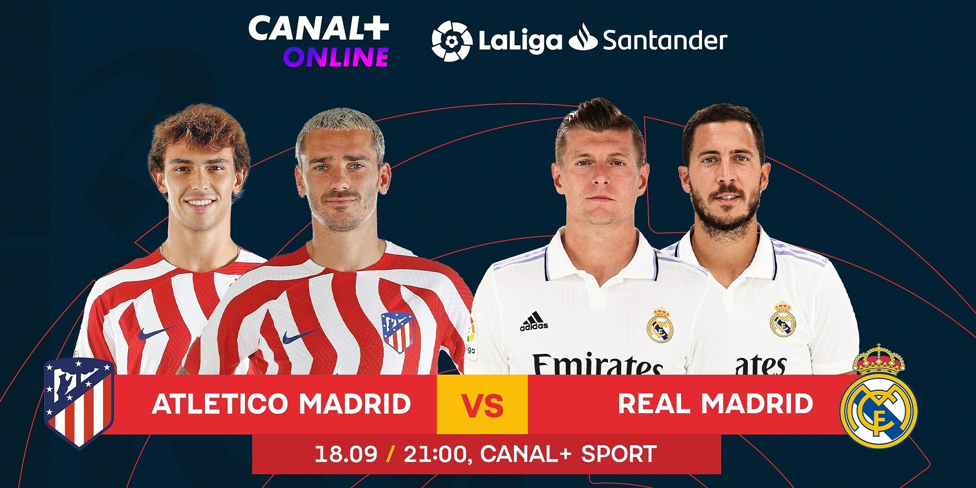 WIELKIE DERBY MADRYTU. MECZ ATLETICO – REAL W TEN WEEKEND W CANAL+