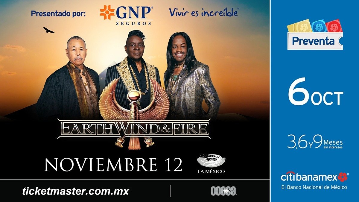 ¡Earth, Wind & Fire hará de la CDMX una pista de baile!