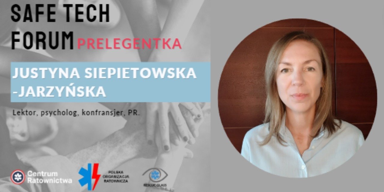 Justyna Siepietowska-Jarzyńska prelegentką Safe Tech Forum 2022