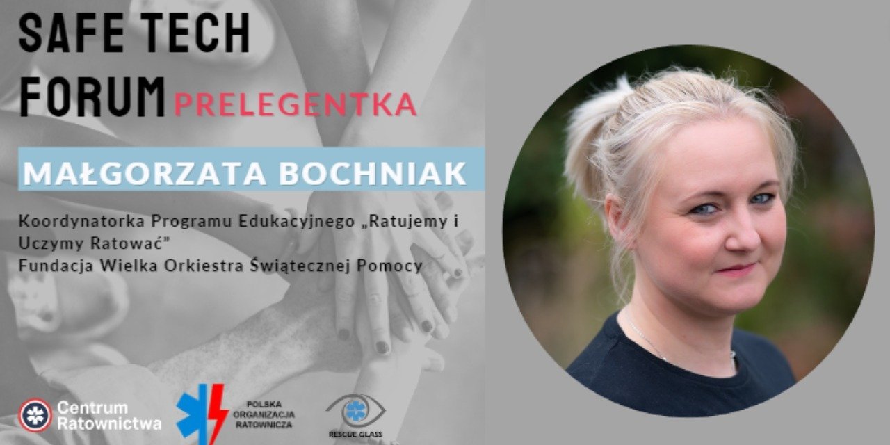 Małgorzata Bochniak prelegentką Safe Tech Forum 2022