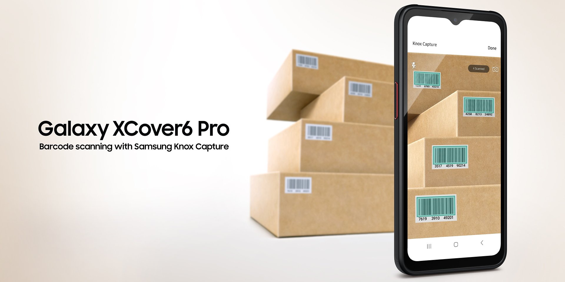 Scandit Smart Data Capture è ora disponibile sul nuovo Samsung Galaxy XCover6 Pro