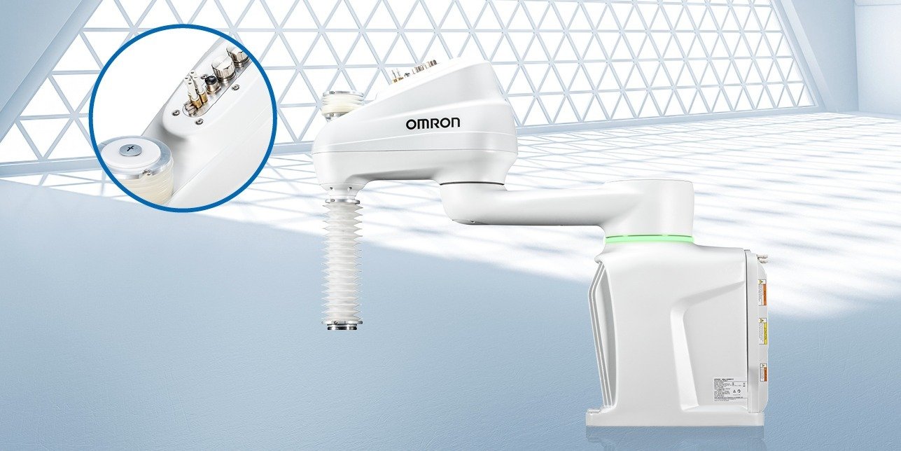 OMRON aggiunge i modelli ESD e cleanroom alla serie di robot i4L SCARA