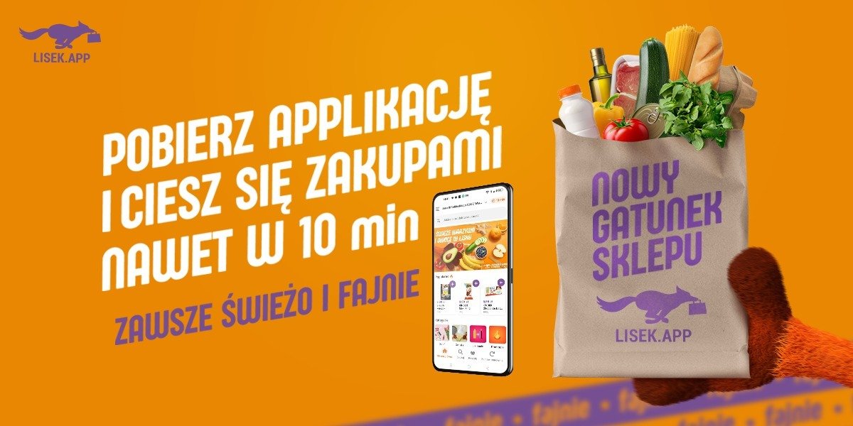 Lisek.App: ponad 730 000 pobrań aplikacji, startuje kampania „Nowy gatunek sklepu”