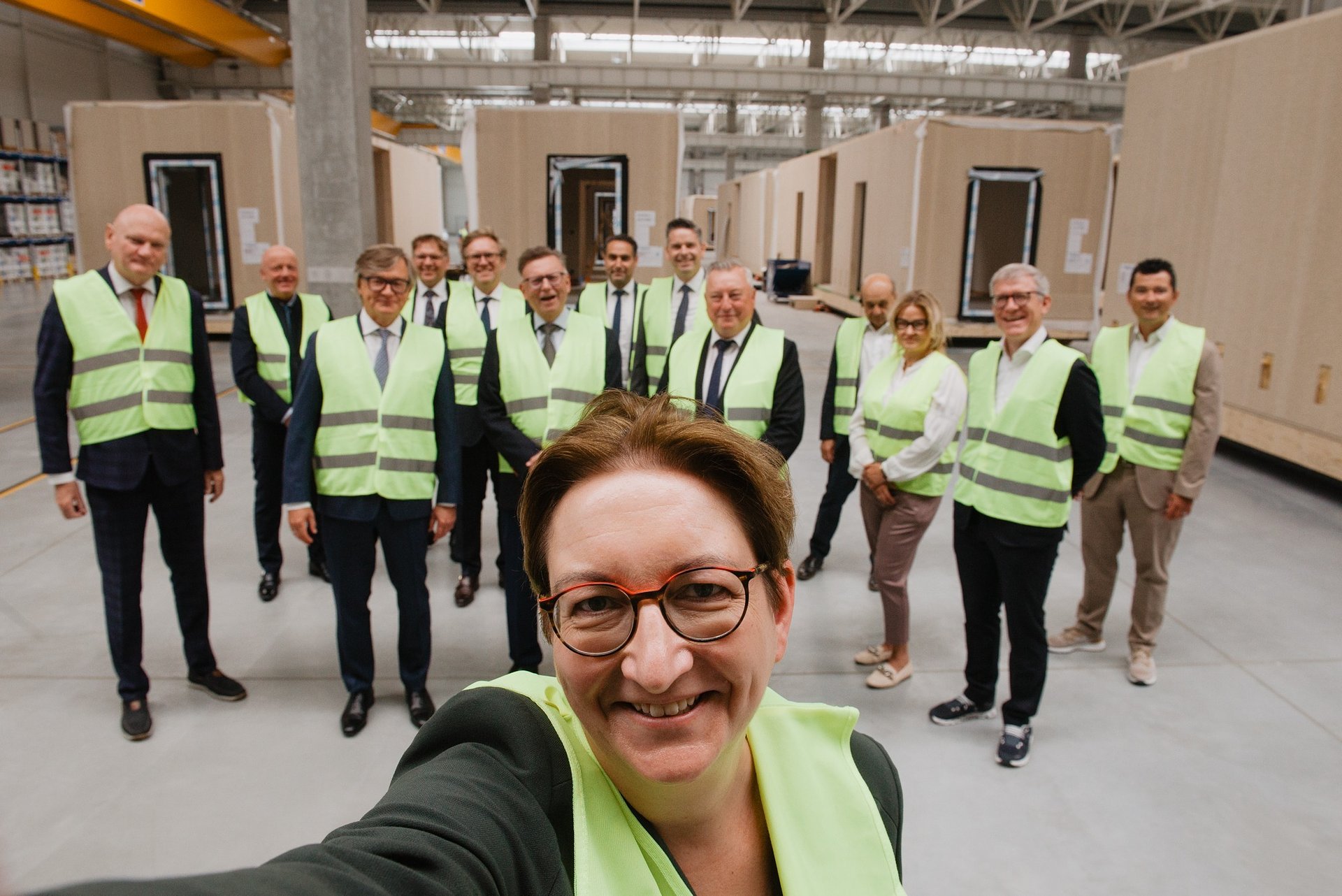 Niemiecka ministra odwiedziła fabrykę MOD21 w Ostaszewie