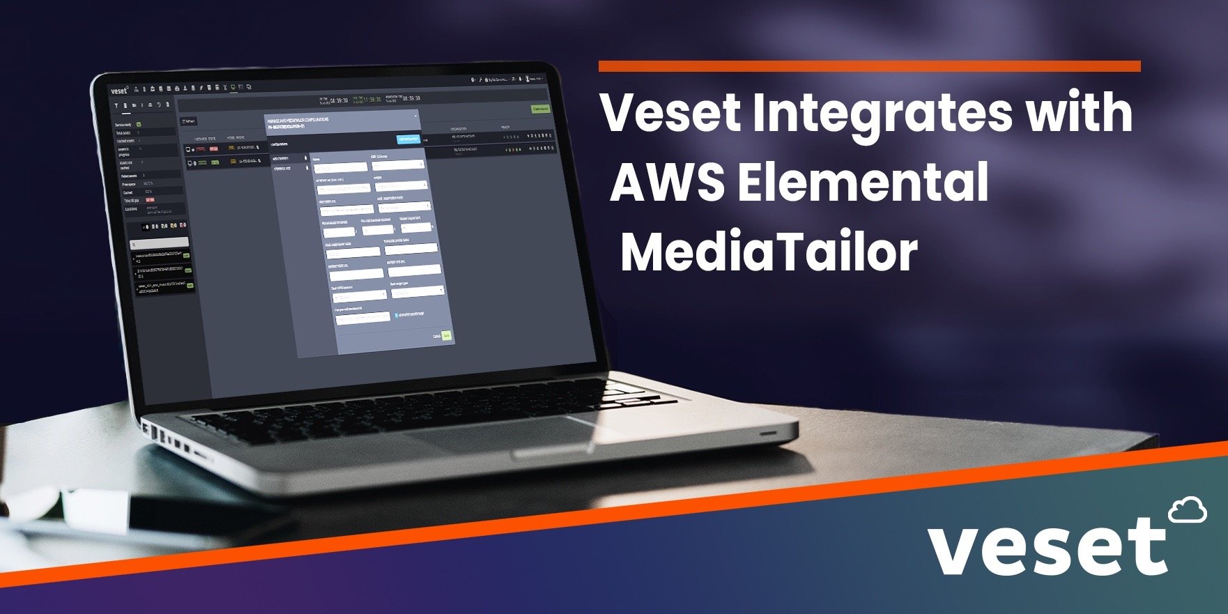 Veset Integrates with AWS Elemental MediaTailor