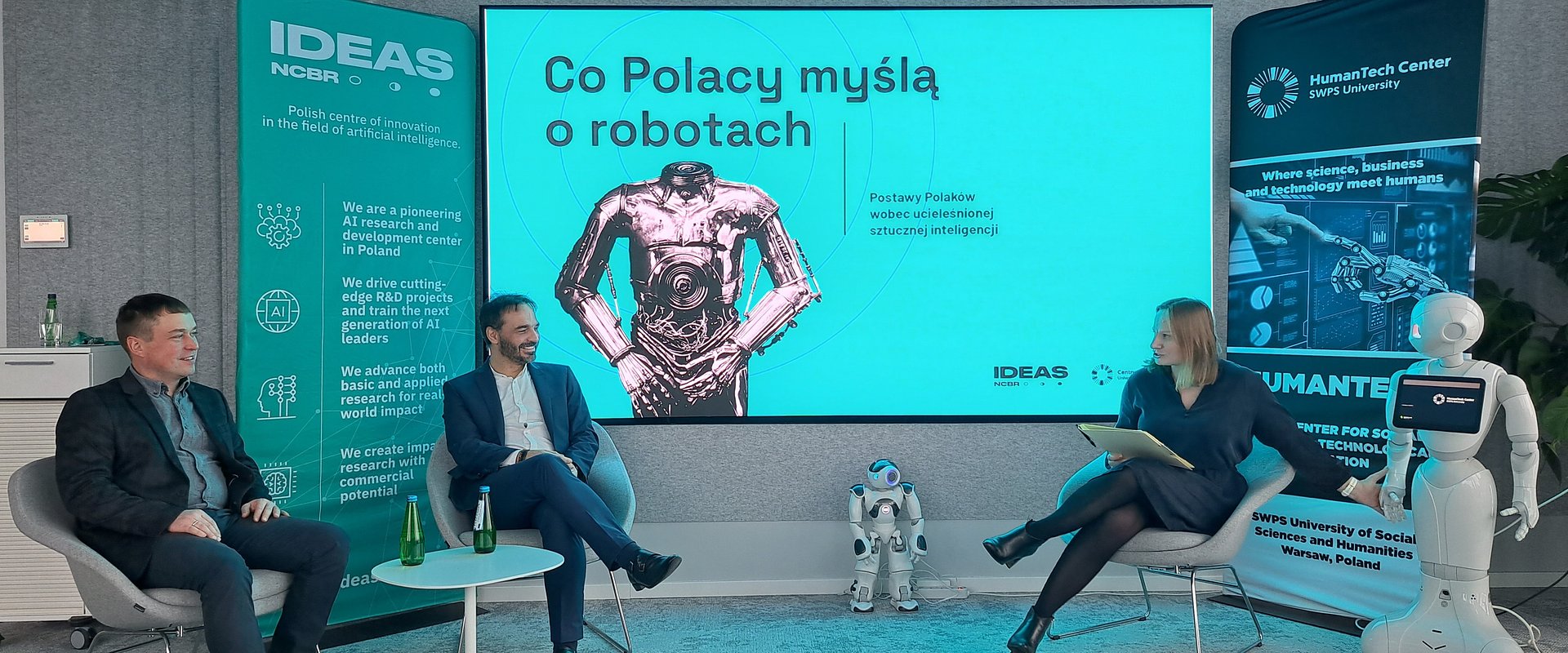 Co Polacy myślą o robotach? Powstał wspólny raport HumanTech Uniwersytetu SWPS i IDEAS NCBR