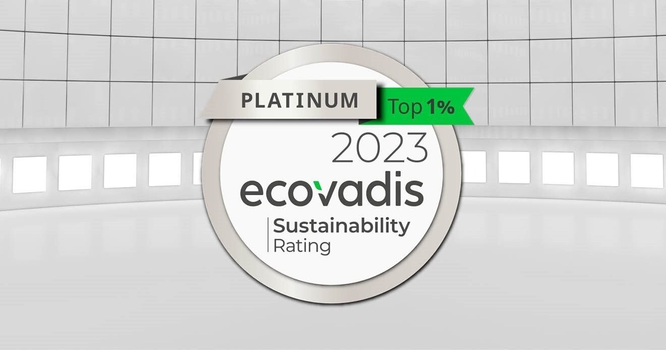 OMRON ha ricevuto per la terza volta la certificazione Platinum di EcoVadis per le eccellenti prestazioni di sostenibilità