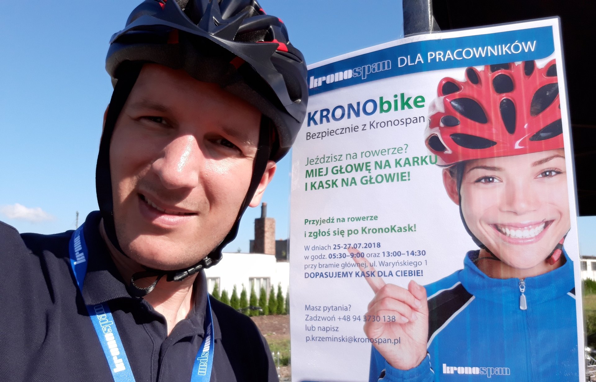 Kronobike: Bezpiecznie z Kronospan 