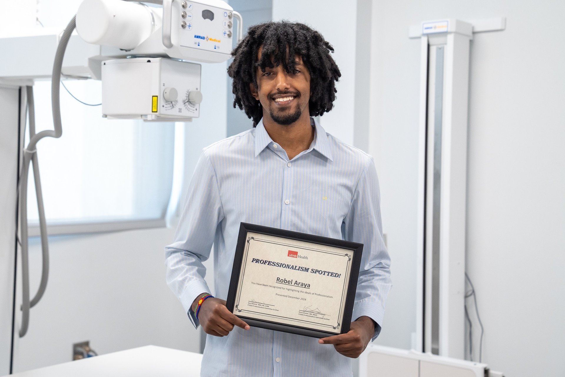 Radiating Compassion Earns COM Student UTMB Recognition