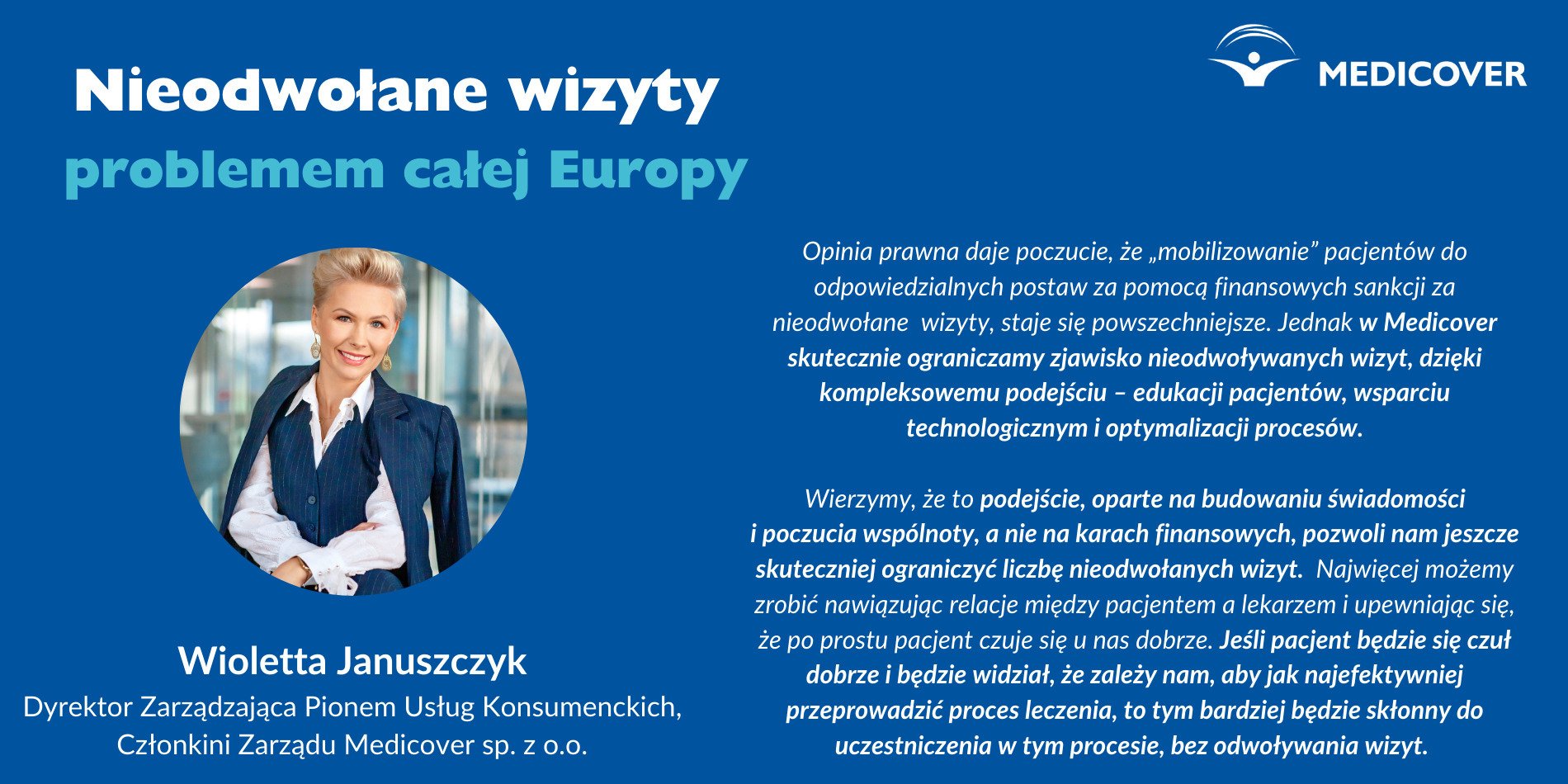Komentarz ekspercki nt. nieodwoływanych wizyt